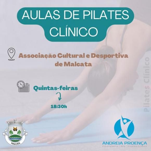 Aulas de pilates - Freguesia de Malcata